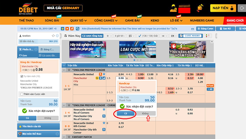hướng dẫn cá cược debet 7